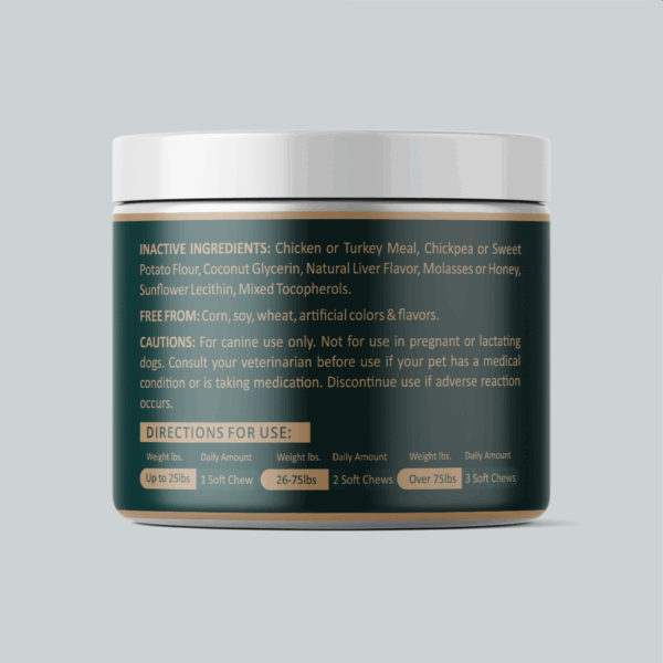 Allergy Relief Soft Chews for Dogs – Natural Antihistamine Support – 3g Chews - Image 3