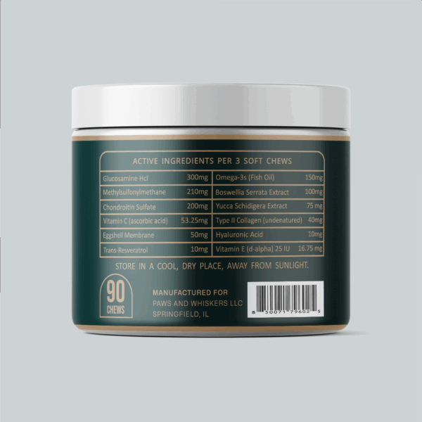 Advanced Joint Support Soft Chews for Dogs – Glucosamine, MSM & Collagen - Image 2