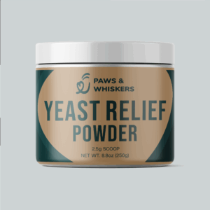 Yeast Relief Powder for Dogs – Gut & Skin Support with Probiotics & Herbal Extracts