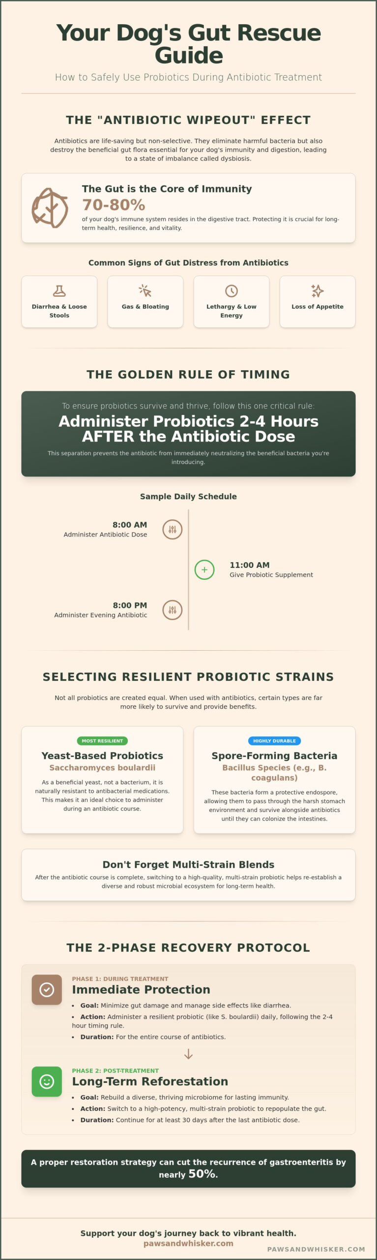 How to Use Probiotics for Dogs on Antibiotics: A Nurturing Guide to Gut Recovery (2026)