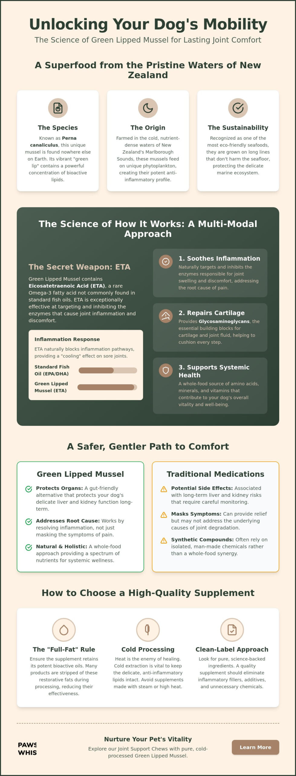 What is Green Lipped Mussel for Dogs? A Scientist’s Guide to Joint Vitality (2026)