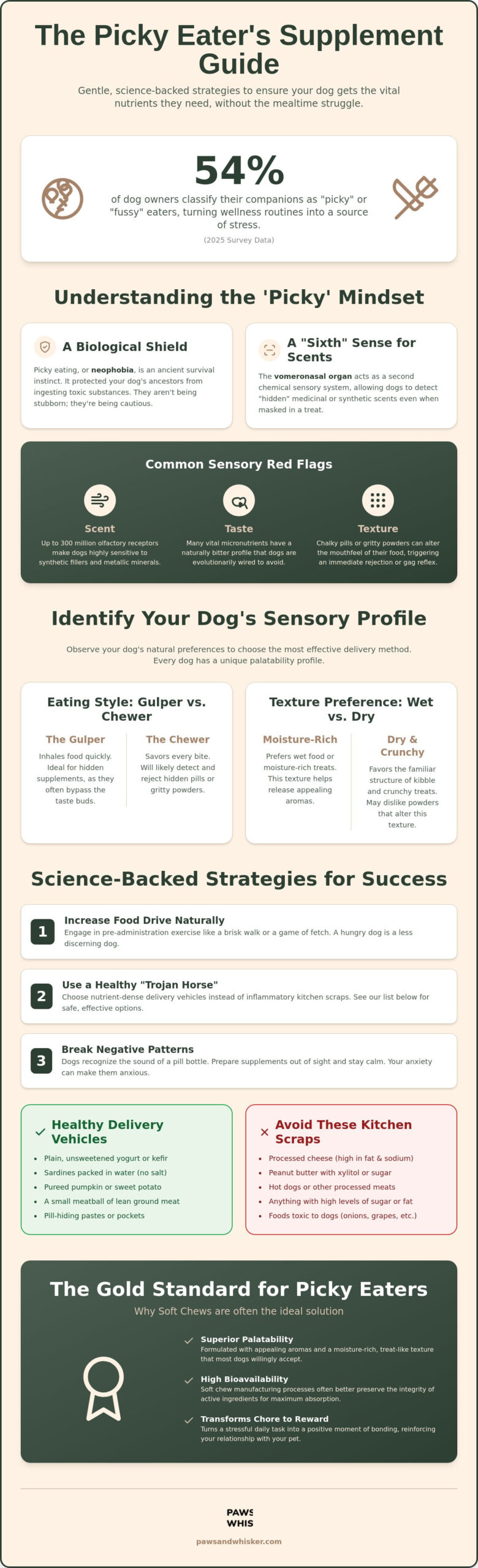 How to Get a Picky Dog to Eat Supplements: A Scientist’s Guide to Nurturing Success