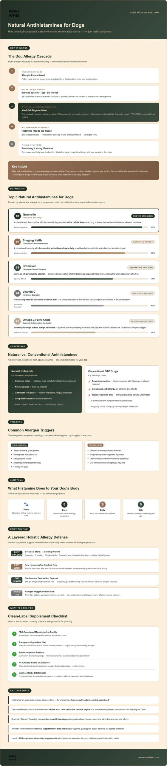 Natural Antihistamine for Dogs: Holistic Allergy Relief