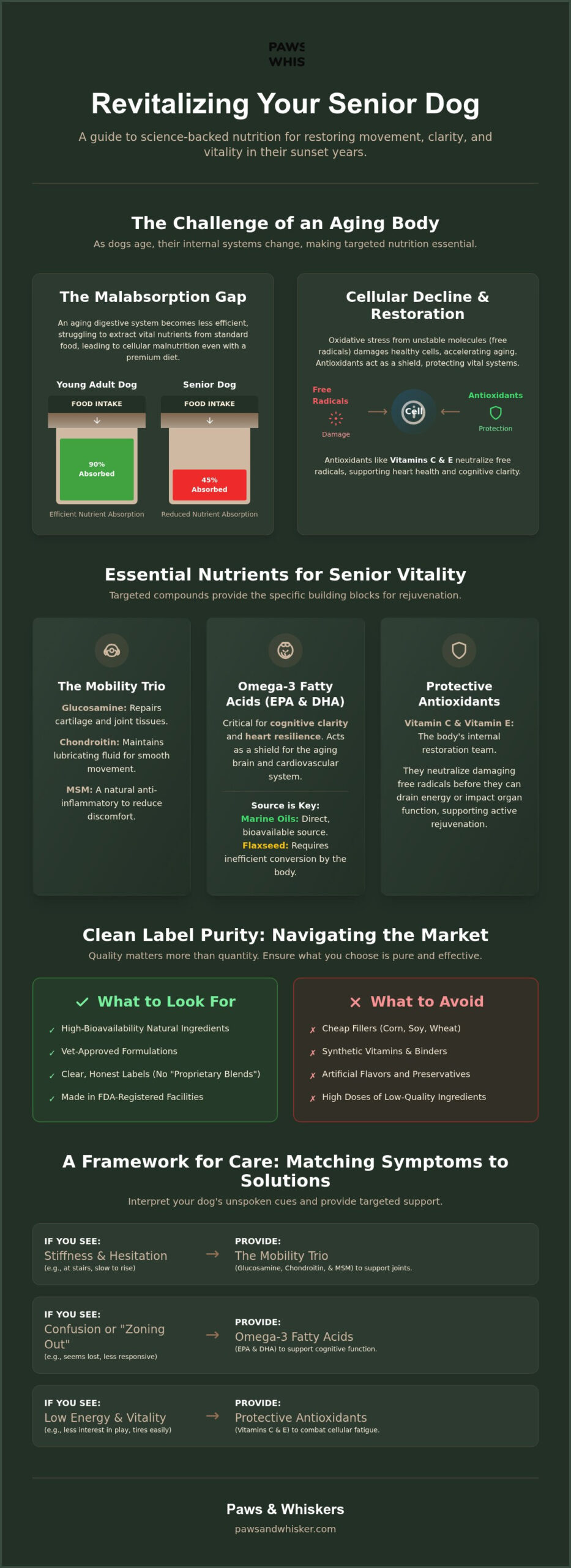 Vitamins for Senior Dogs: A Scientist's Guide (2026)